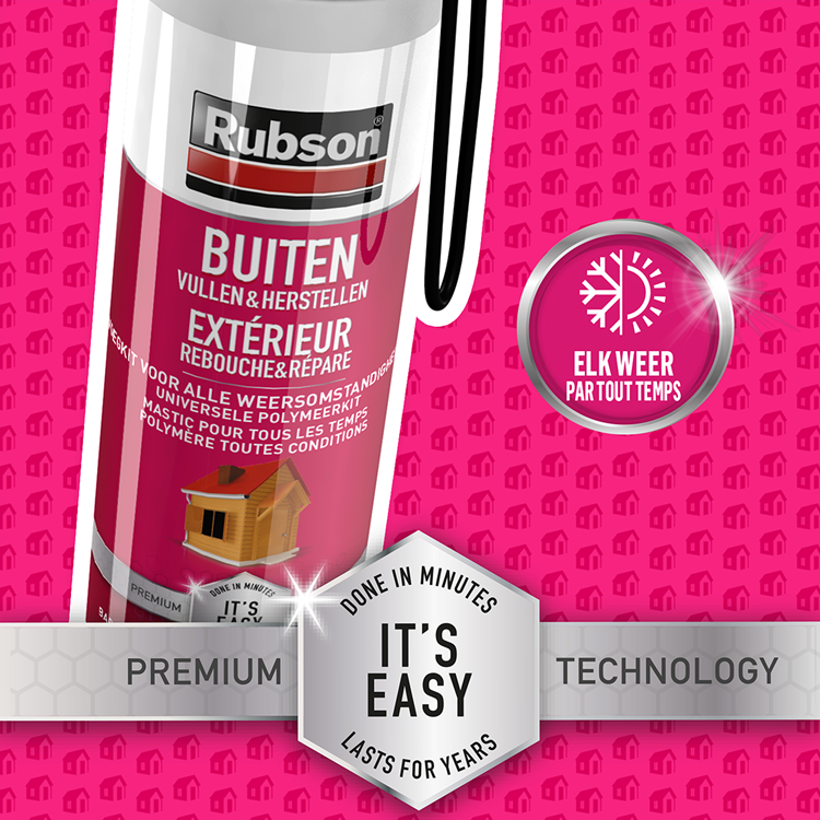 Laden Sie das Bild in Galerie -Viewer, Rubson 1066000 - easy sealing buiten 100ml | 12 stuks
