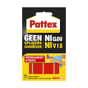Pattex 1002601 - supermont.strip perman | 6 stuks