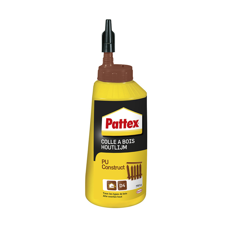 Afbeelding laden in galerijviewer, Pattex houtlijm pu-construct 750g | duurzame d4 hechting | waterbestendig veelzijdig gebruiksklaar voor eenvoudige applicatie | geschikt voor binnen buiten.
