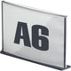 Informatie bord paperflow a6 transparant zwart