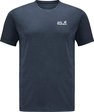 Jack wolfskin vonnan s s t m heren outdoorshirt-midnight sky