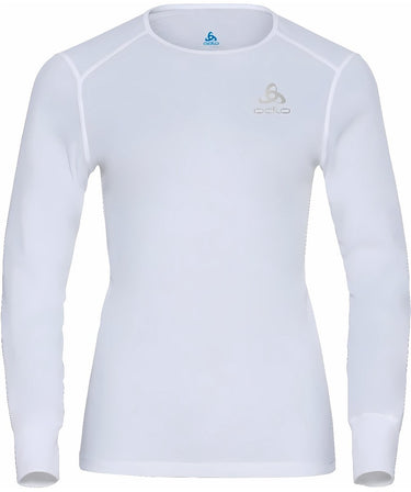 Odlo active warm lange mouw thermoshirt dames - wit - maat m