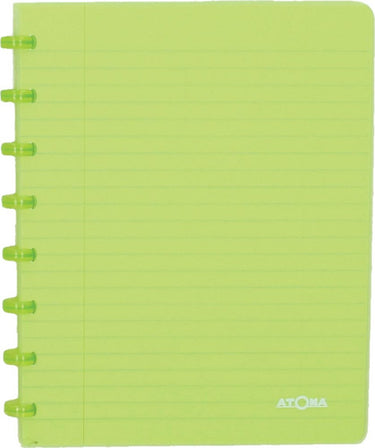 Atoma schrift trendy a5 q5 groen rood paars