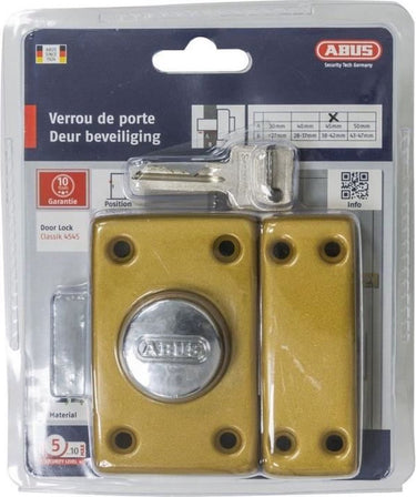 Abus slot - - clk cb 45 b ek - stalen kist, sluitplaat en schoot - messing cilinder - afgewerkt met schroeven