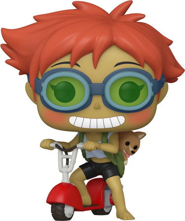 Funko cowboy bebop pop! animation vinyl figure edward on scooter w ein 9 cm pop! figuur
