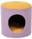 Coockoo kattenhuisje happy house geel paars