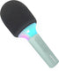Kidywolf kidymic groen – draadloze karaoke microfoon voor kinderen met bluetooth, led lichteffecten stemvervorming
