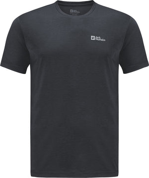 Jack wolfskin vonnan s s t m heren outdoorshirt - phantom - maat l