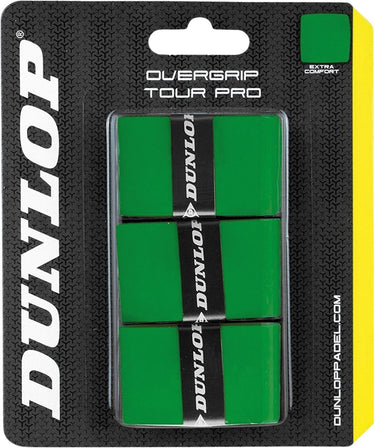Dunlop tennis padel overgrip - groen - 3 pack