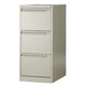 Hangmappenladenkast 3 laden cylinderslot 470x622x1016mm beige