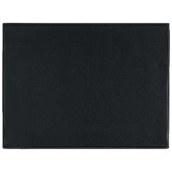 Bureau onderlegger helit the flat mat zwart pvc 40 x 53 cm