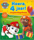 Paw patrol - kleurboek - hoera, 4 jaar - verjaardagsboek
