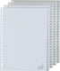 Kangaro tabbladen pp g100cm a4 120 micron grijs 4-serie 1-100 23-gaats bedrukt