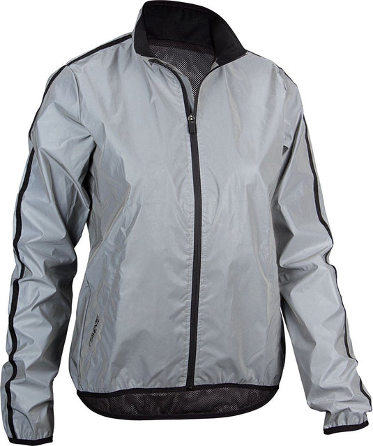 Avento reflecterend jack - dames - full reflective - zilver - maat 40