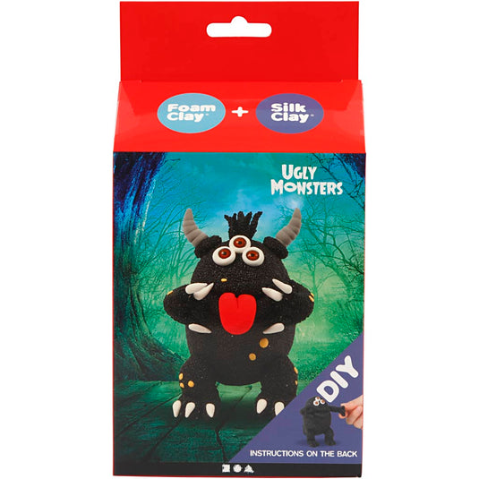 Funny friends, monster, zwart, 1 doos