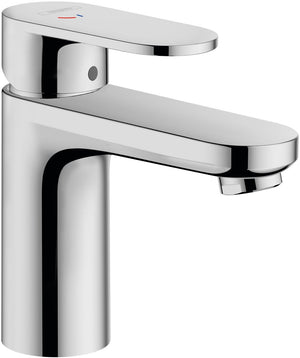 Hansgrohe vernis blend - wastafelmengkraan - ééngreeps bediening - coolstart energiebesparend - met trekwaste - 100mm maat - chroom