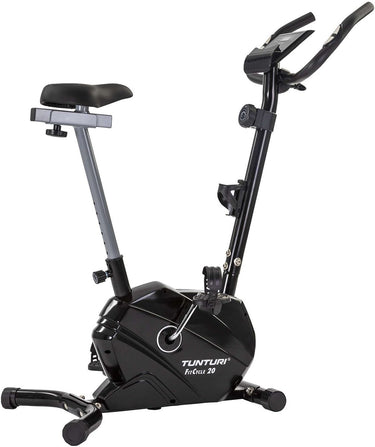 Tunturi fitcycle 20 hometrainer - fitness fiets - fitness fiets met 8 weerstandsniveaus - voorzien van tablethouder en transportwielen