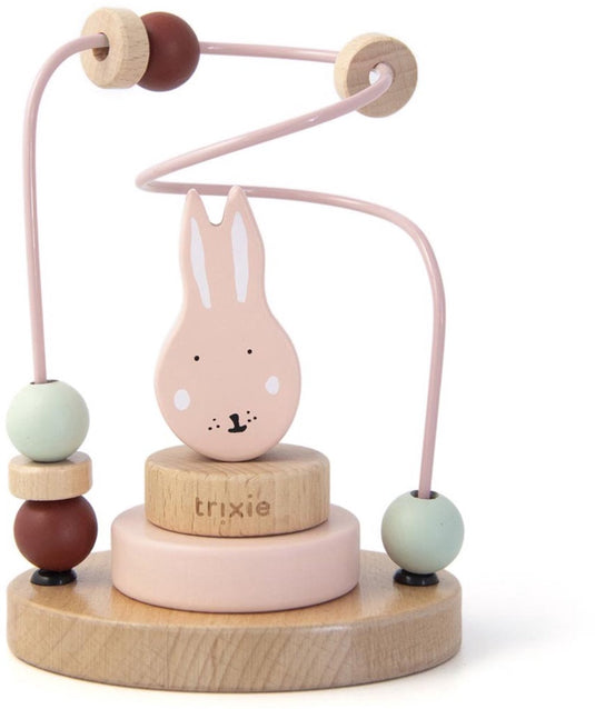 Trixie houten motoriekspiraal - mrs. rabbit