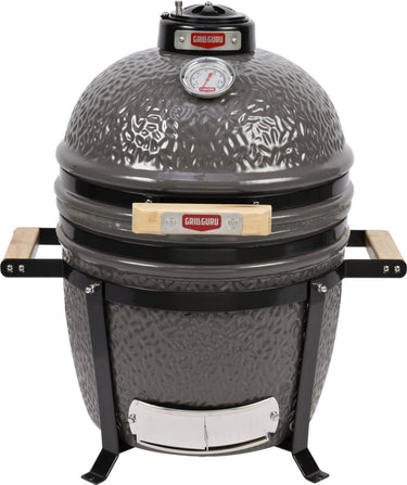 Grill guru kamado barbecue original compact ø33cm ø13inch - compleet - grijs