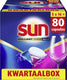 Sun - vaatwastabletten - brilliant shine - all-in-1 - 80 capsules - voordeelverpakking