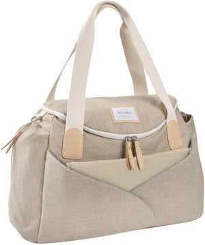Béaba sydney ii verzorgingstas - luiertas met innovatieve cocon-verschoonruimte - babytas met koeltasje - kinderwagen- trolleybevestiging - inclusief accessoires - 21l - grijs beige