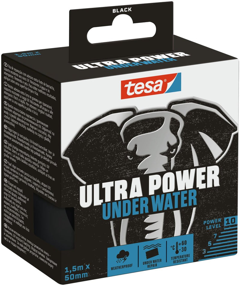 Afbeelding laden in galerijviewer, Tesa ® ultra power transparante reparatietape voor onder water 1.50 x 50 mm
