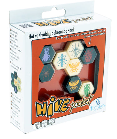 Tucker's fun factory hive reisspel pocketspel - incl. uitbreidingen mug en lieveheersbeestje