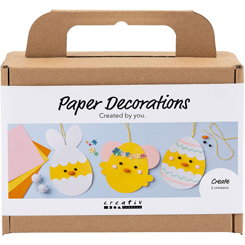 Load image into Gallery viewer, Creativ company mini hobbyset decoraties van papier, karton met decoratie, 1 set

