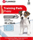 Flamingo puppy trainingsmat comfort - wit - 45 x 35 cm - 20 stuks
