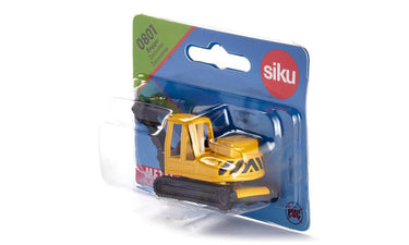 Siku 0801 graafmachine 68x32x47mm geel zwart