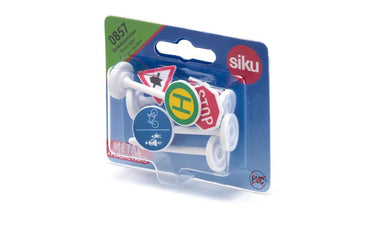 Siku 0857 verkeersteken set a 6 stuks 5cm
