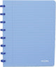 Atoma trendy schrift, ft a5, 144 bladzijden, gelijnd, transparant blauw 1 stuk