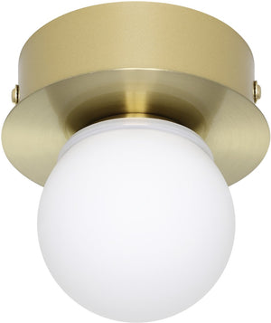 Eglo mosiano wandlamp - plafondlamp - spiegellamp - badkamer - led - ø 11 cm - goud wit