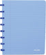 Atoma trendy schrift, ft a5, 144 bladzijden, gelijnd, transparant blauw 1 stuk