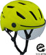 Bbb cycling move faceshield transparant e-bike helm - speed pedelec helm - elektrische fiets - snorfiets - neon geel - maat m - bhe-57