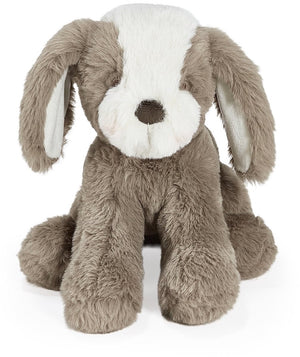 Bunnies by the bay knuffel hond - knuffeldier - geborduurde details - 31 cm - toffee