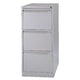 Hangmapladenkast bisley 47x62,2x101,6cm lichtgrijs 3 laden