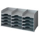Open vakkenset fast papeflow 3 x 5 67,4x31,3x32,7cm lichtgrijs