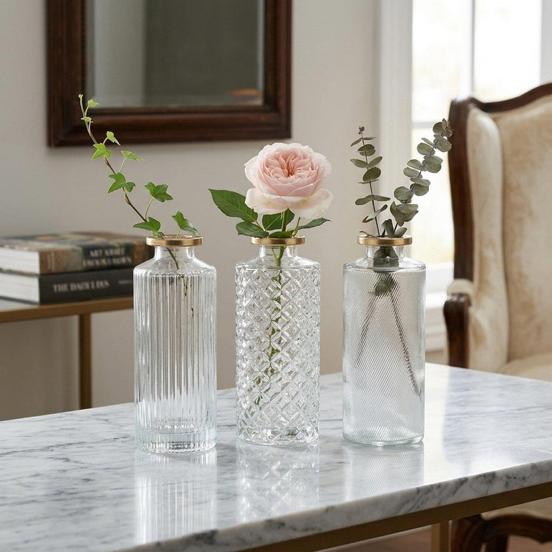 Load image into Gallery viewer, Boltze home vaasje adore ø5x13cm transparant glas
