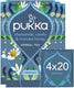 Pukka tea chamomile vanilla manuka honey - 80 theezakjes - biologische kruidenthee - kamille thee - 4 x 20 zakjes - thee voordeelverpakking