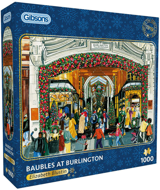 Gibsons - baubles at burlington arcade (door elizabeth blustin) - 1000 stukjes 49×68cm (b×h) - legpuzzel voor volwassenen
