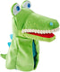 Haba handpop kroko junior 5 x 30 cm polyester katoen groen