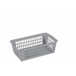 Sunware basic opbergmandje 36x15x8 cm grijs | 5 stuks