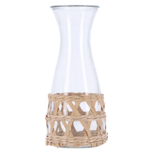 Karaf met rattan 1200 ml | 2 stuks