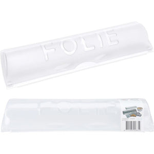 Foliehouder transparant 33.5 x 9 x 5 cm | 2 stuks
