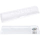 Foliehouder transparant 33.5 x 9 x 5 cm | 2 stuks