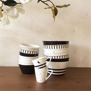 Load image into Gallery viewer, Dutch rose amsterdam loft kom 10 cm wit glitter | 2 stuks
