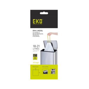 Eko afvalzak type d 18-21 liter | 3 stuks