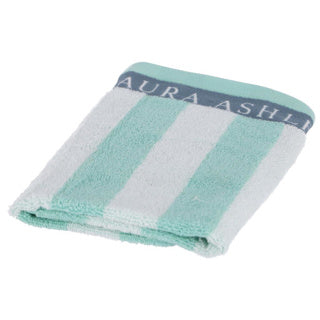 Load image into Gallery viewer, Laura ashley keukendoek white + mint stripes 50 x 50 cm
