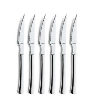 ギャラリービューアに画像をロードする, Amefa chuletero - steakmessen - 6 delige steakmessenset - rvs - zilver - vaatwasserbestendig - vleesmes
